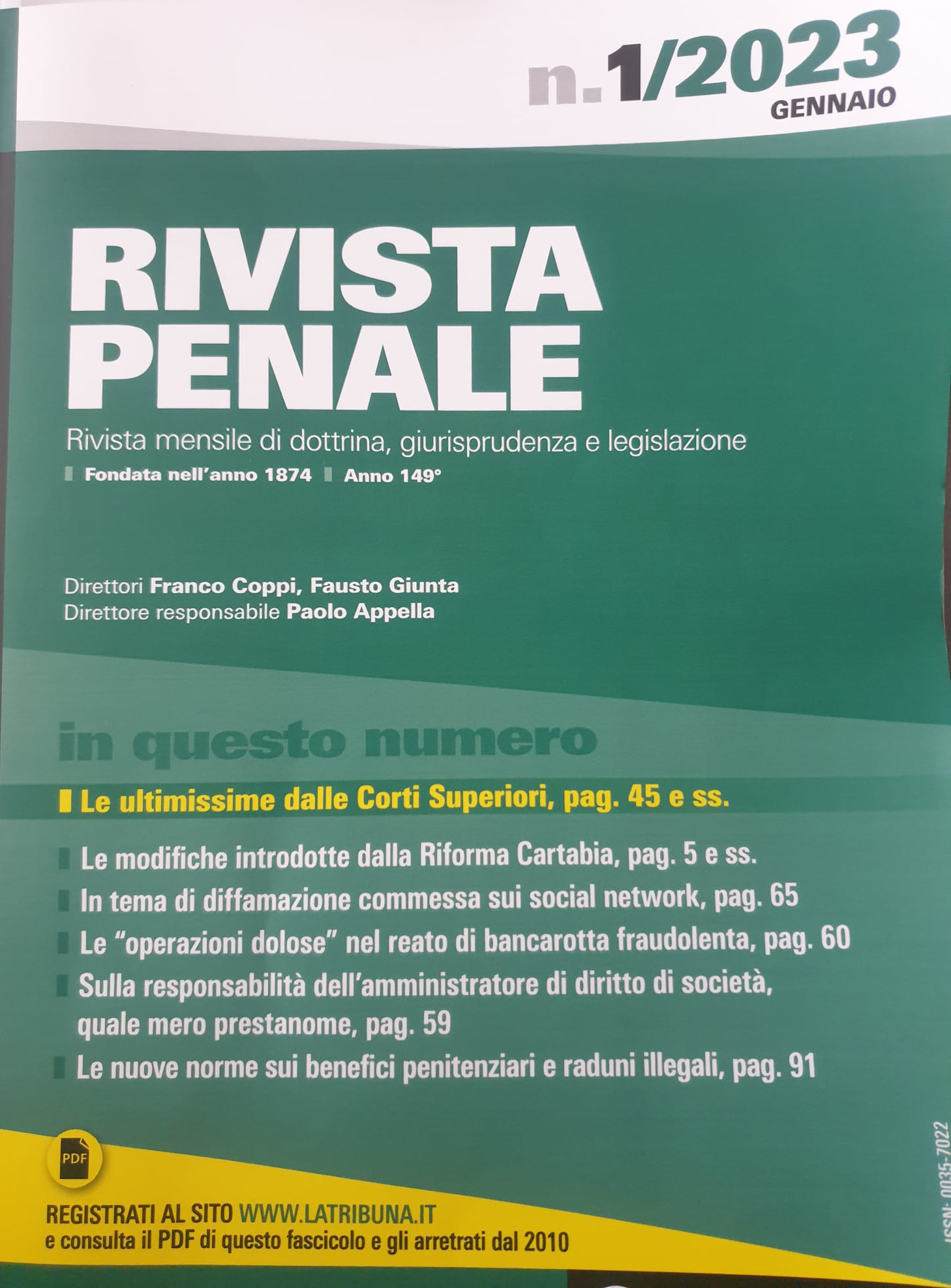 Rivista penale 1 23